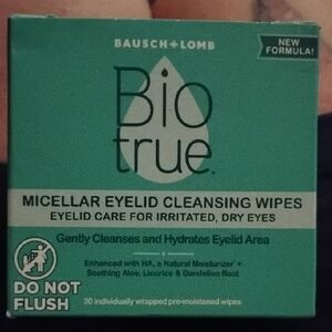Biotrue Micellar Eyelid Cleansing Wipes